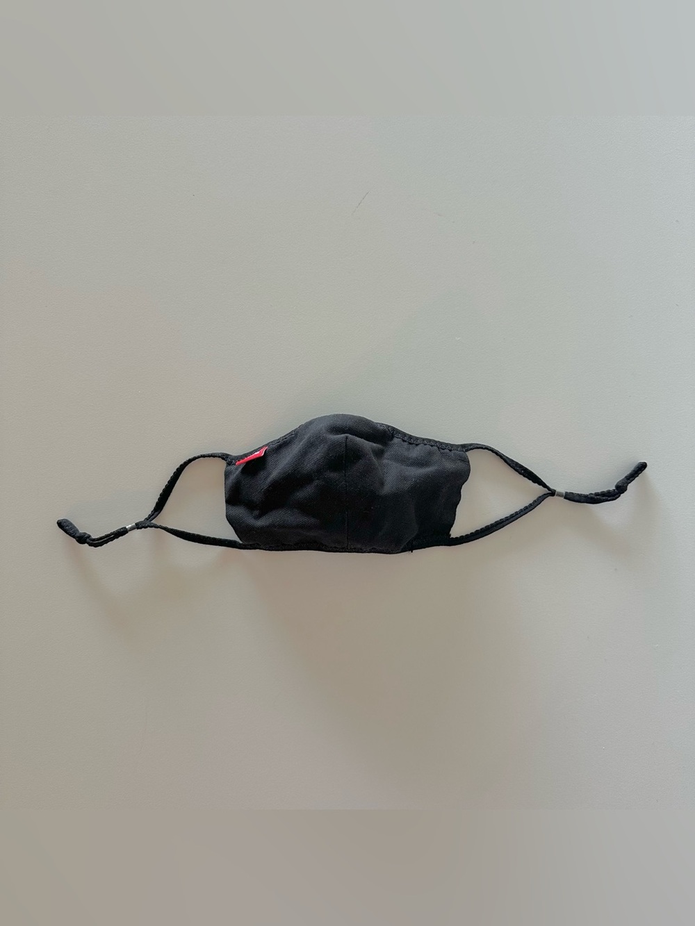 Chrome Industries Cycling Biking Face Mask Black Cotton Canvas Adjustable Fit